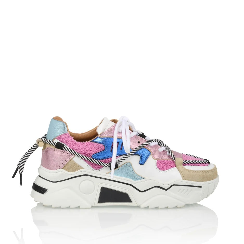 Sneakers Jupiter Terry - pink blue