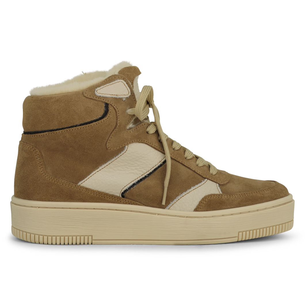 Sneakers Mara Fur - Camel